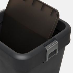 Motek Antrasit 18 lt Comfort Dust Bin Çöp Kovası