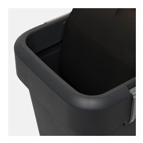 Motek Antrasit 8 lt Comfort Dust Bin Çöp Kovası
