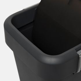 Motek Antrasit 8 lt Comfort Dust Bin Çöp Kovası