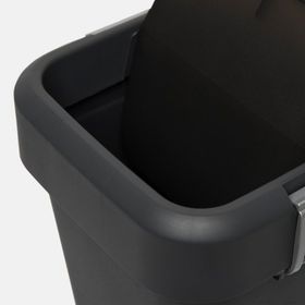 Motek Antrasit 8 lt Comfort Dust Bin Çöp Kovası