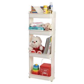 Motek Modern 4'lü Antrasit Organizer ve Oyuncak Rafı