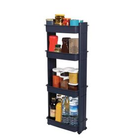 Motek Modern 4'lü Raf Antrasit Organizer