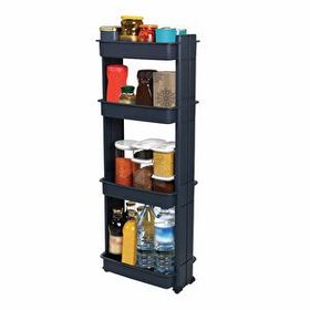 Motek Modern 4'lü Raf Antrasit Organizer