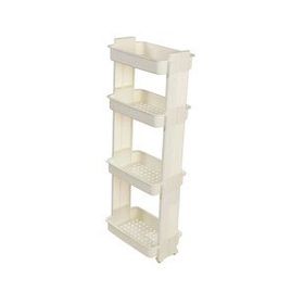 Motek Modern Organizer 4 Katlı Beyaz Raf