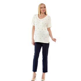 Motherway BM415 Ekru Hamile Bluz
