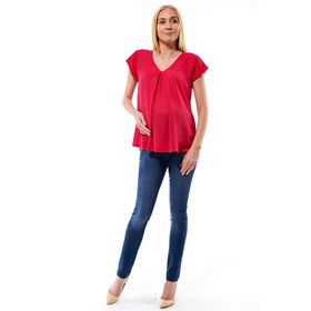 Motherway EM308 Fuşya Hamile Tunik