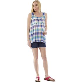 Motherway SJM101 Lacivert Hamile Şort