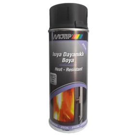 Motip 400 ml 690 C Yüksek Isıya Dayanıklı Siyah Boya
