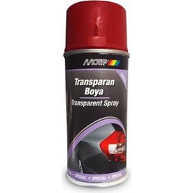 Motip 400 ml Transparan Stop Camı Boyası Kırmız