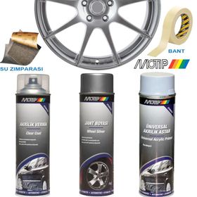 Motip 500 ml Universal Akrilik Jant Boyası Gümüş Gri