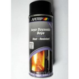 Motip 690 Derece Isıya Dayanıklı Mat Siyah 400 ml Boya