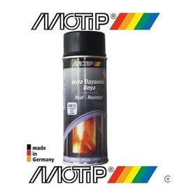 Motip 690 Derece Isıya Dayanıklı Mat Siyah 400 ml Boya