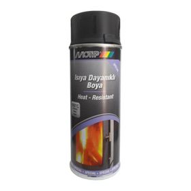 Motip 690°c Isıya Dayanıklı Mat Siyah 400 ml Sprey Boya