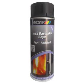 Motip 690°c Isıya Dayanıklı Mat Siyah 400 ml Sprey Boya