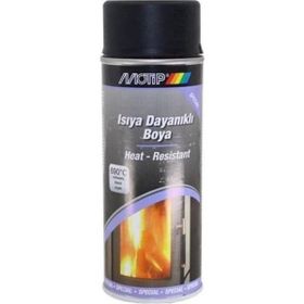 Motip 690°c Isıya Dayanıklı Mat Siyah 400 ml Sprey Boya