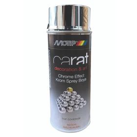 Motip Carat 400 ml Krom Efekt Gümüş Sprey Boya