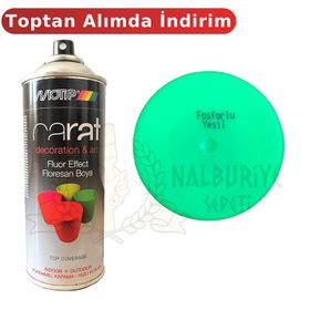 Motip Carat Floresan Yeşil 400 ml Sprey Boya