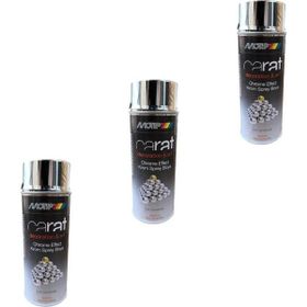 Motip Carat Krom Efekt 3x400 ml Akrilik Sprey Boya