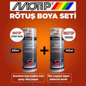 Motip Color-S Motors Renault Kod: Gne Yıldız Siyah Sprey Rötuş Boya Seti