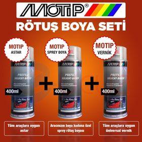 Motip Color-S Motors Renault Kod: Gne Yıldız Siyah Sprey Rötuş Boya Seti