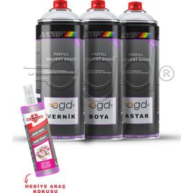 Motip Color-S Motors Seat Kod: L0X1 Desire Kırmızı Sprey Rötuş Boya Seti