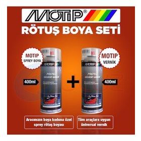 Motip Colors Motors Audi Kod: LX7B Kuantum Gri Motip Sprey Rötuş Boya Seti