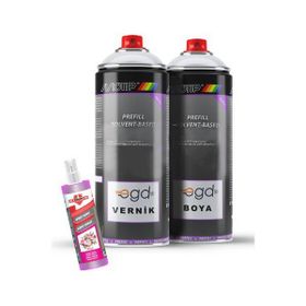 Motip Colors Motors Audi Kod: LY6W Java Yeşili Sprey Rötuş Boya Seti