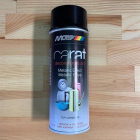 Motip Metalik Siyah Carat Dekoratif 400 ml Sprey Boya