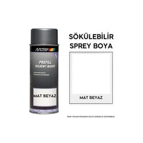 Motip Plasti Dip 400 ml Sökülebilir Kauçuk Mat Beyaz Sprey Boya