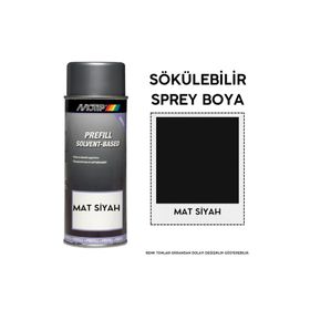 Motip Plasti Dip 400 ml Sökülebilir Kauçuk Mat Siyah Sprey Boya