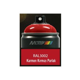Motip RAL3002 400 ml Carat Parlak Karmen Kırmızı Sprey Boya
