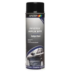 Motip Universal 500 ml Mat Siyah Akrilik Sprey Boya