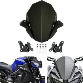Motoanl MT09-FZ09 2017/20 Uyumlu Alüminyum CNC Bağlantı Aparatlı Motor Rüzgarlık