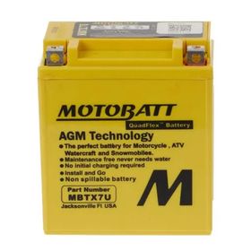 Motobatt MBTX7U Yamaha YBR 125 ESD Akü