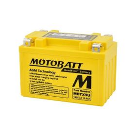 Motobatt MBTX9U Quadflex 4 Kutup 12 V 10.5 Ah 160 cca Akü