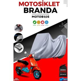 Motobros 50-125 CC Tüm Scooter Modellere Uyumlu Ekstra Kalın Su Geçirmez Motosiklet Brandası