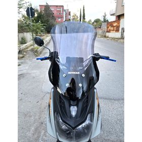 Motocam Altai F1 Max Ön Cam 2021-2026 Model 57 cm Füme Renkli 4 mm Motosiklet Rüzgarlık