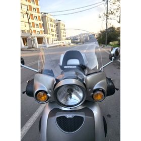 Motocam Aprilia Scarabeo 200 Ön Cam 45 cm 2002-2007 Model Şeffaf Renkli 4 mm Motosiklet Rüzgarlık