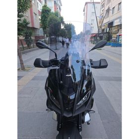 Motocam Aprilia SR GT 400 Ön Cam 2025-2026 Model 63 cm Füme Renkli 4 mm Motosiklet Rüzgarlık