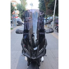 Motocam Aprilia SR GT 400 Ön Cam 2025-2026 Model 63 cm Siyah Renkli 4 mm Motosiklet Rüzgarlık