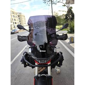 Motocam Aprilia Tuareg 660 Ön Cam 2022-2026 Model 58 cm Siyah Renkli 4 mm Motosiklet Rüzgarlık