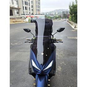 Motocam Arora Max T Easy 125 Ön Cam 2022-2026 Model 78 cm Siyah Renkli 4 mm Uzun Motosiklet Rüzgarlık