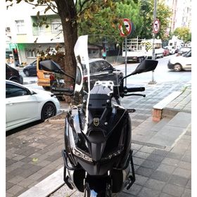 Motocam Barossa ADV 125 Ön Cam 2024-2026 Model 75 cm Şeffaf Renkli 4 mm Uzun Motosiklet Rüzgarlık
