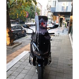 Motocam Barossa ADV 125 Ön Cam 2024-2026 Model 78 cm Siyah Renkli 4 mm Uzun Motosiklet Rüzgarlık
