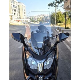 Motocam Bmw C 650 GT Ön Cam 2011-2018 Model 75 cm Şeffaf Renkli 4 mm Motosiklet Rüzgarlık