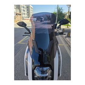 Motocam Dofern JDF 250 T Ön Cam 2024-2026 Model 60 cm Siyah Renkli 4 mm Uzun Motosiklet Rüzgarlık