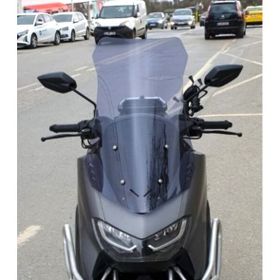 Motocam Falcon Cmax 155 Ön Cam 2023-2026 Model 75 cm Füme Renkli 4 mm Uzun Motosiklet Rüzgarlık