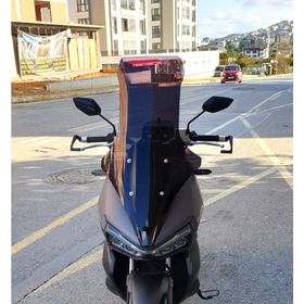 Motocam Falcon Trex 188 Ön Cam 2022-2026 Model 78 cm Siyah Renkli 4 mm Uzun Motosiklet Rüzgarlık