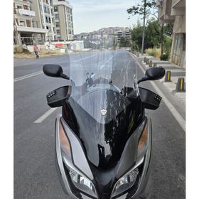 Motocam Honda Forza 300 Ön Cam 2014-2017 Model 78 cm Şeffaf Renkli 4 mm Elcikli Motosiklet Rüzgarlık