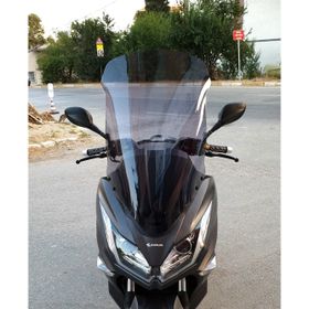 Motocam Kanuni Reha 250 Ön Cam 2022-2026 Model 72 cm Füme Renkli 4 mm Uzun Motosiklet Rüzgarlık